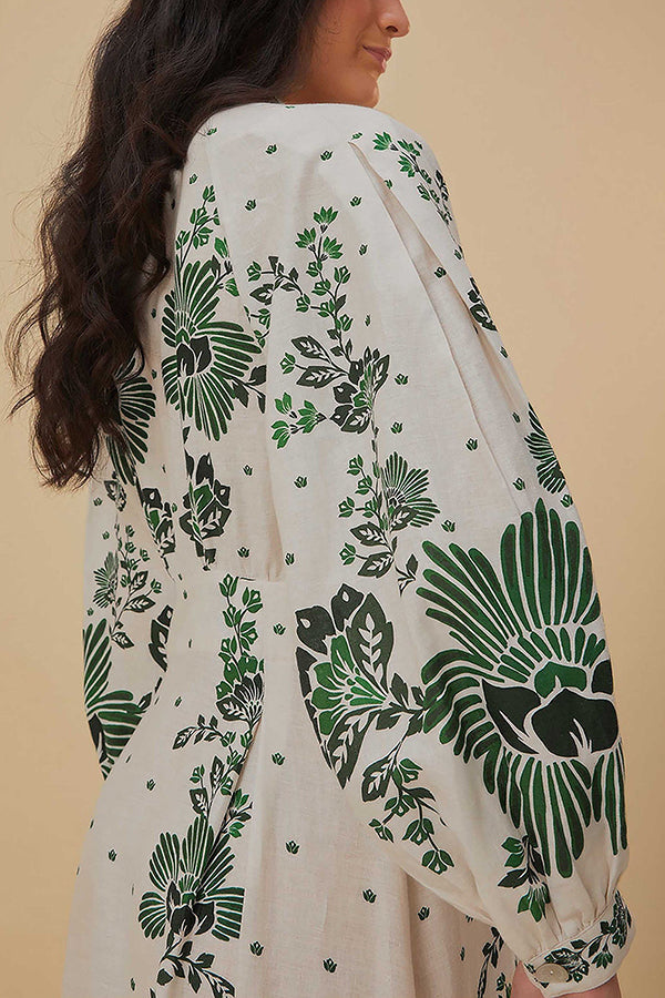 Botanisches Maxikleid- 🌿 Umarme die Natur mit Stil