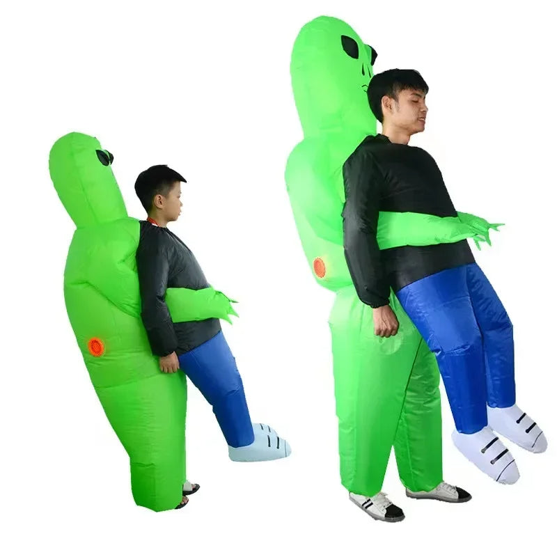 Alien inflatable costume for children and adults