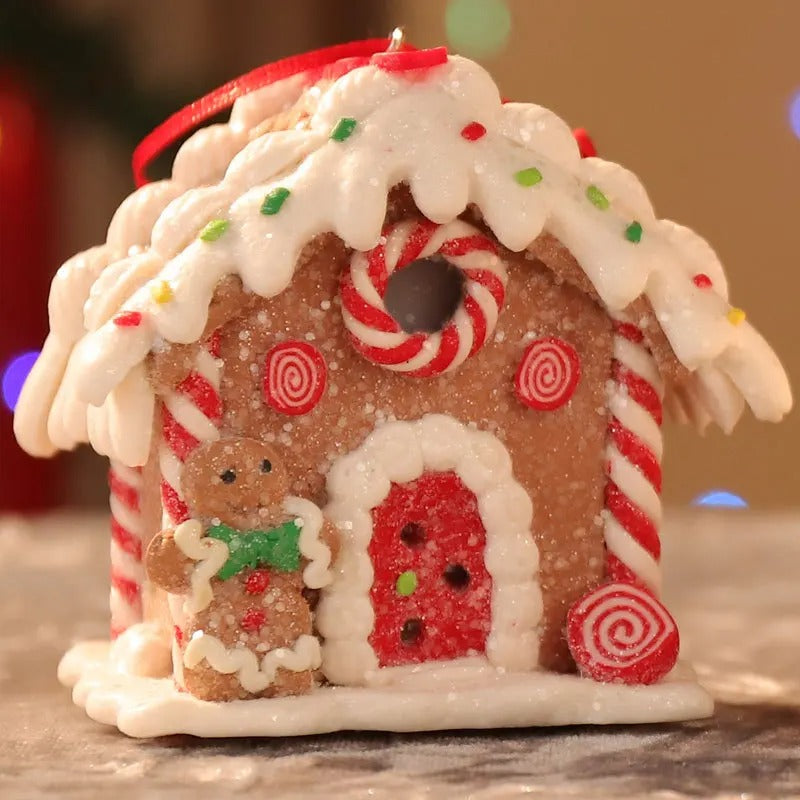 Charming gingerbread Christmas house