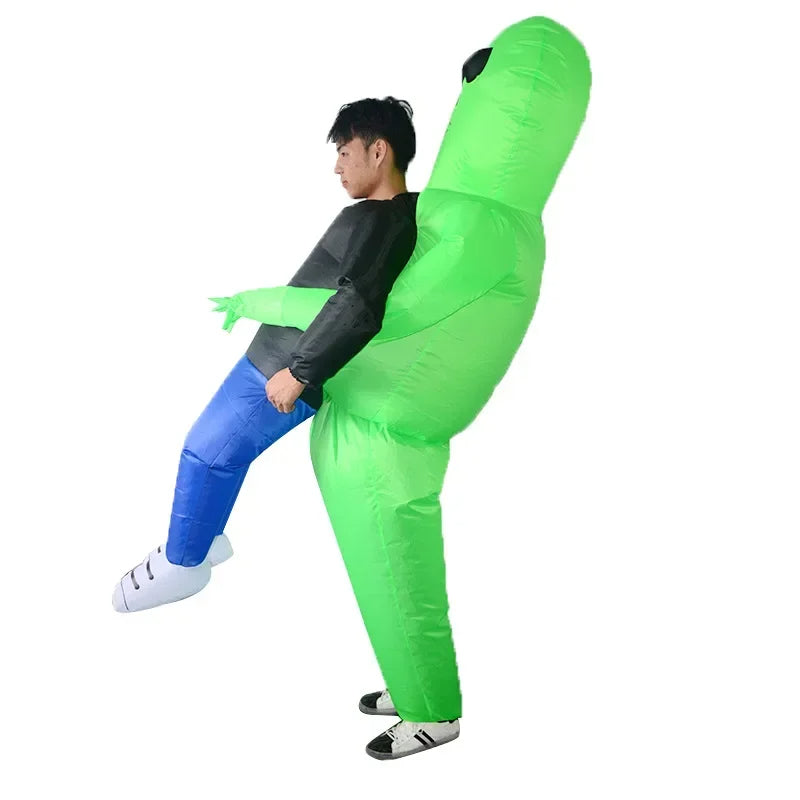 Alien inflatable costume for children and adults