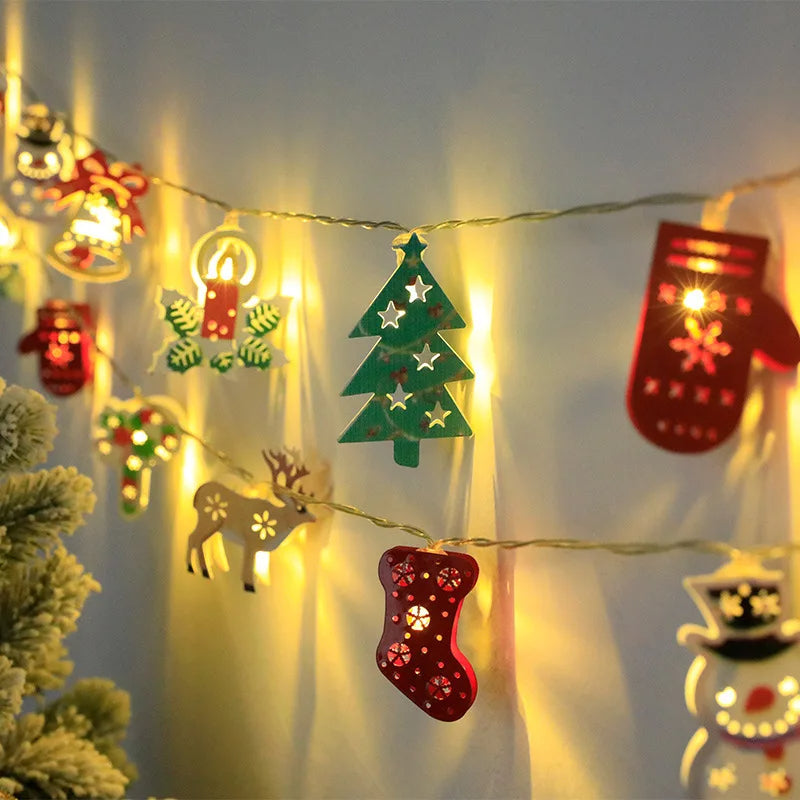 Battery -operated light garland