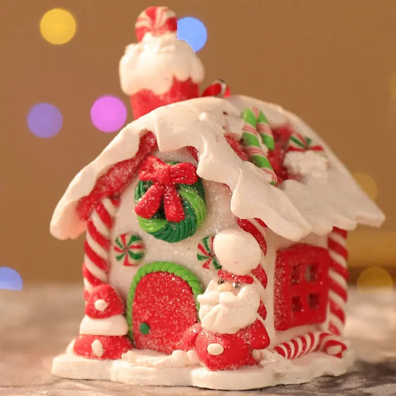 Charming gingerbread Christmas house
