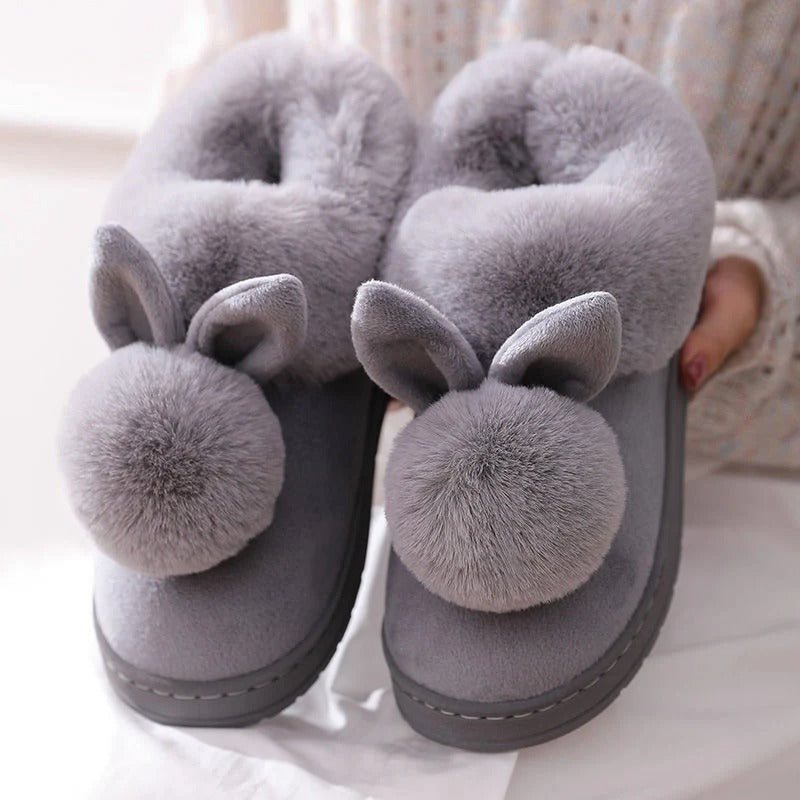 Fluffy slippers