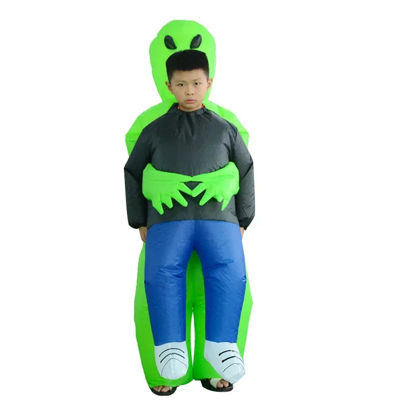 Alien inflatable costume for children and adults