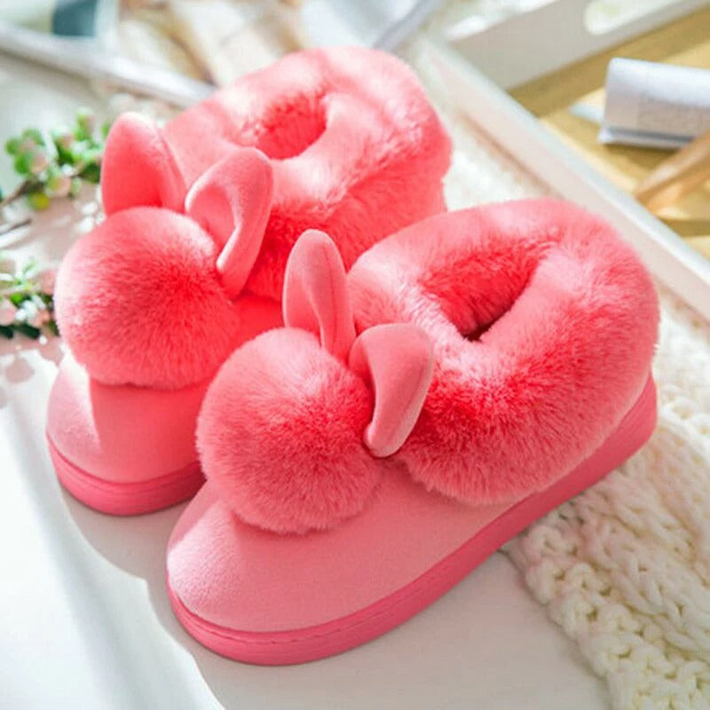 Fluffy slippers
