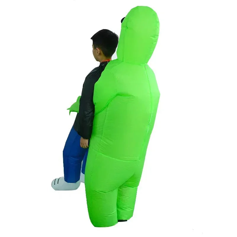 Alien inflatable costume for children and adults