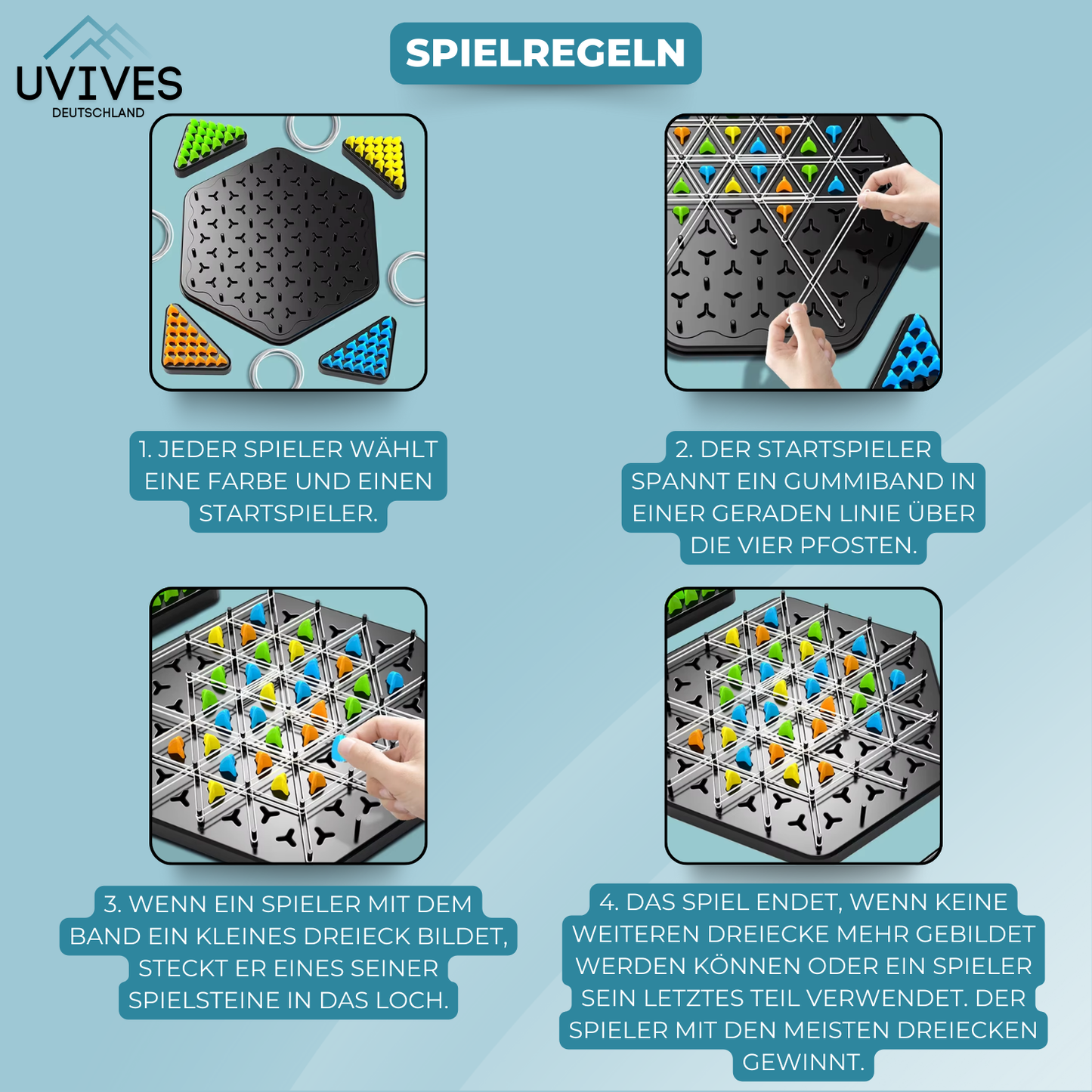 KnotLogic Mind- Ketten-Dreieck-Schachspiel