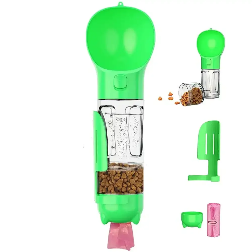 3-in-1 portable dog bottle