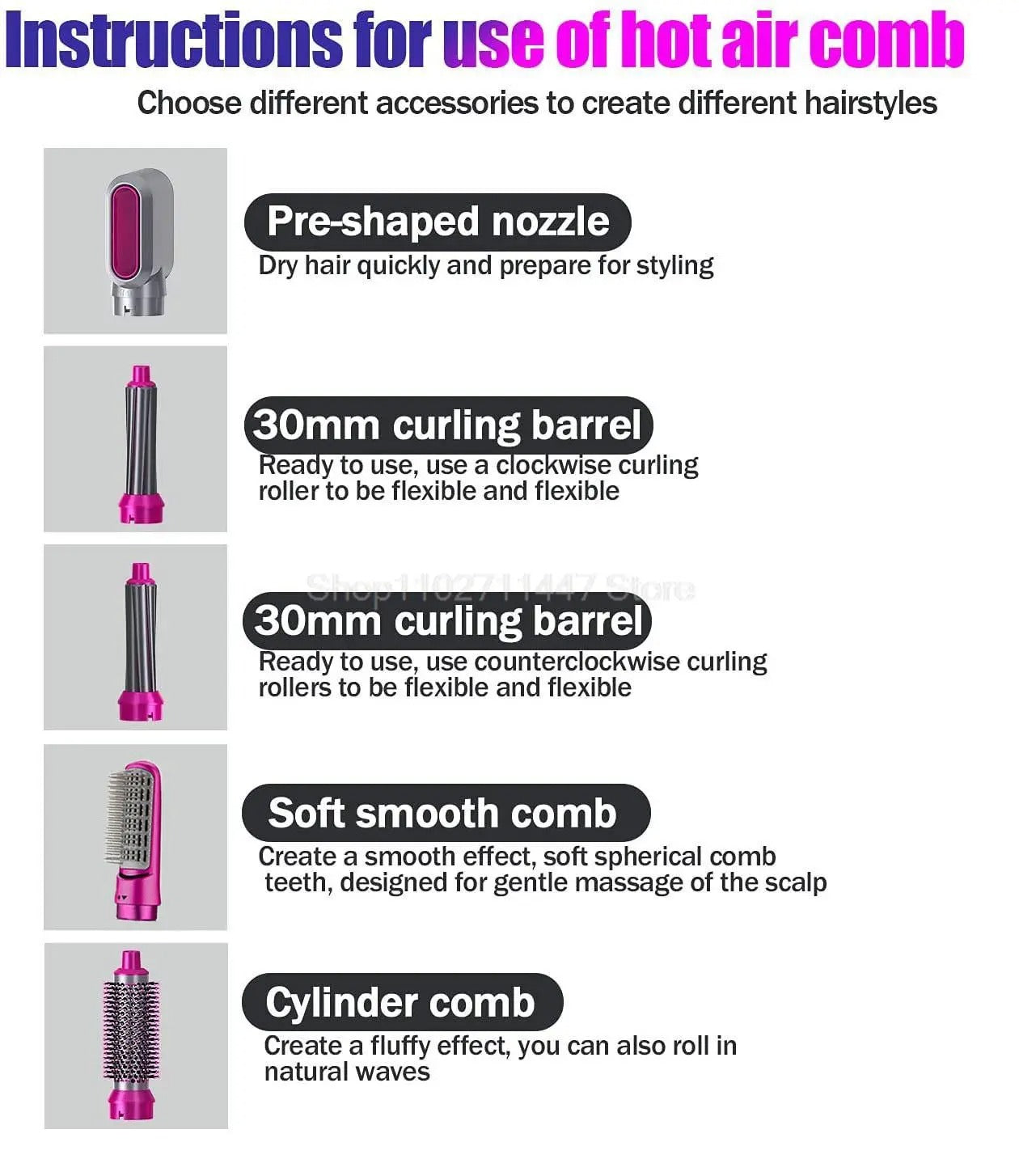 5-in-1 hairstyler per