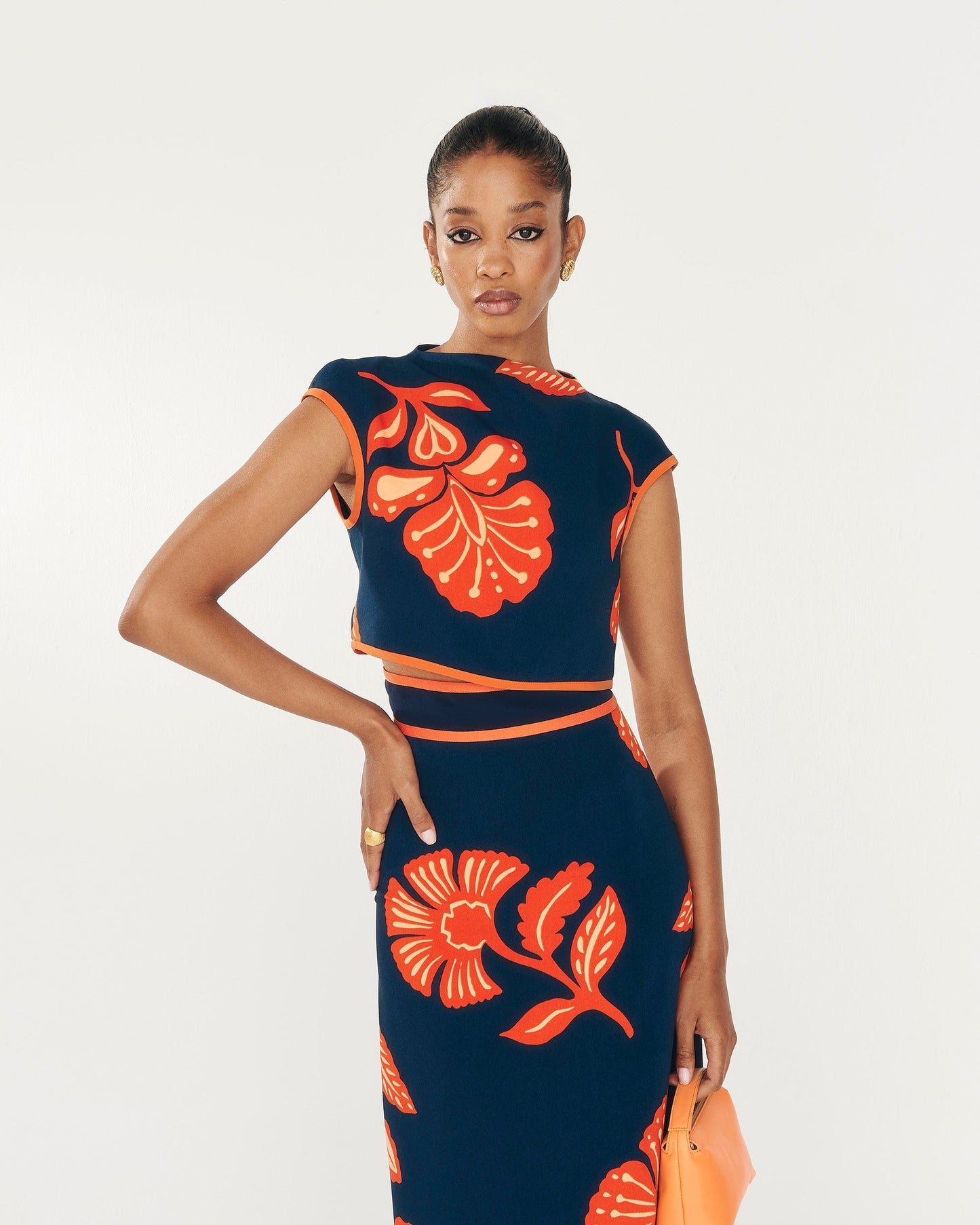 Dune Manila Marineblauer Top