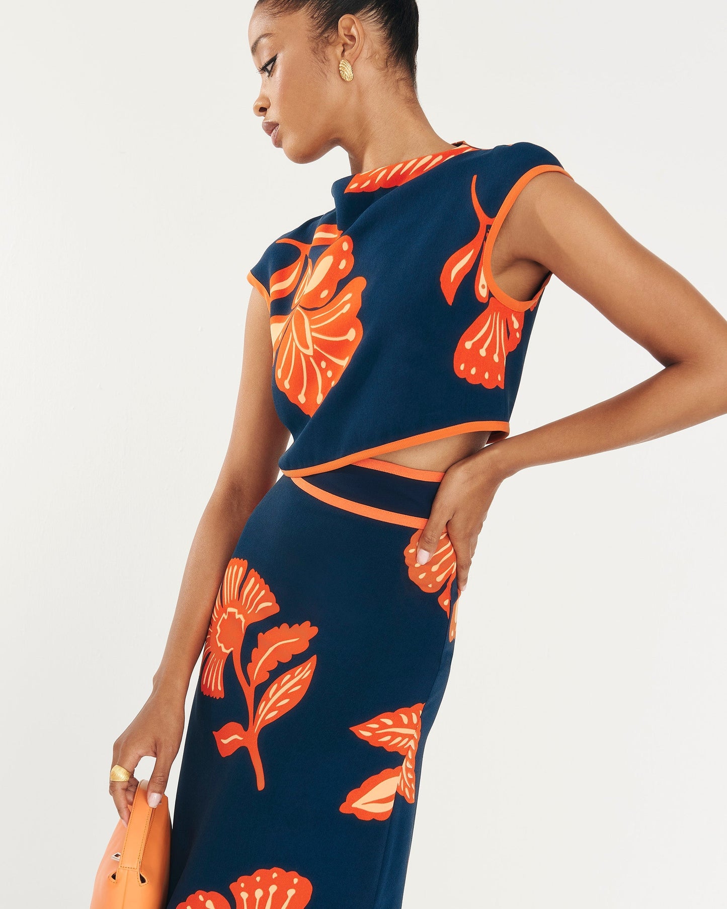Dune Manila Marineblauer Top