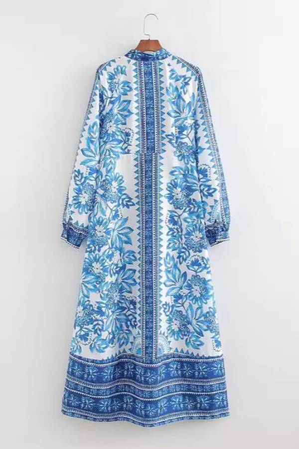 Botanisches Maxikleid- 🌿 Umarme die Natur mit Stil