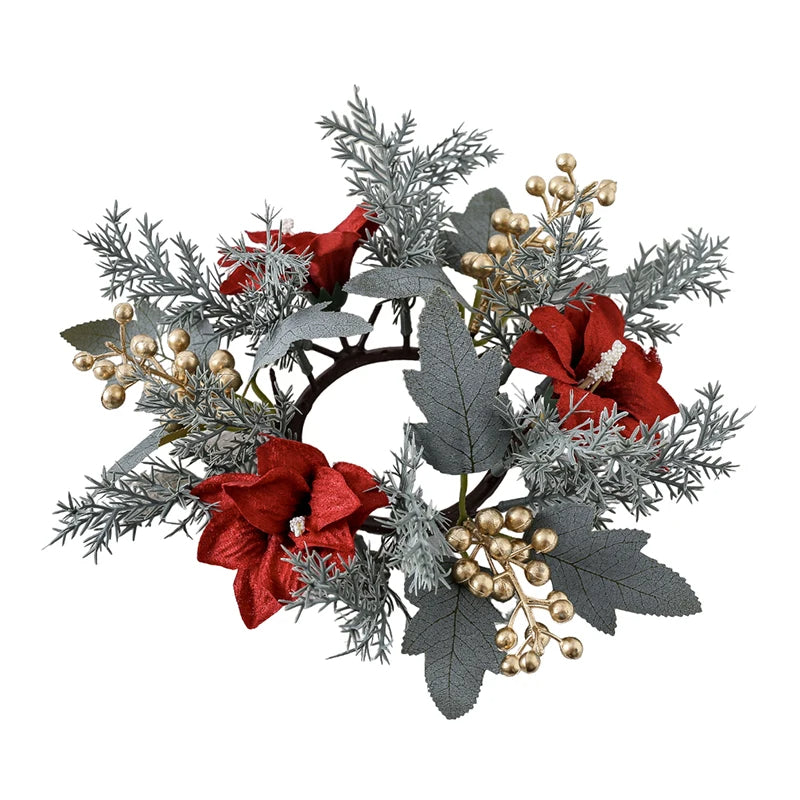Artificial berry candle holder