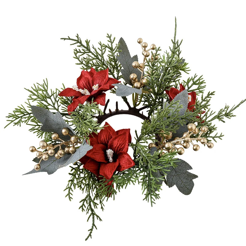 Artificial berry candle holder