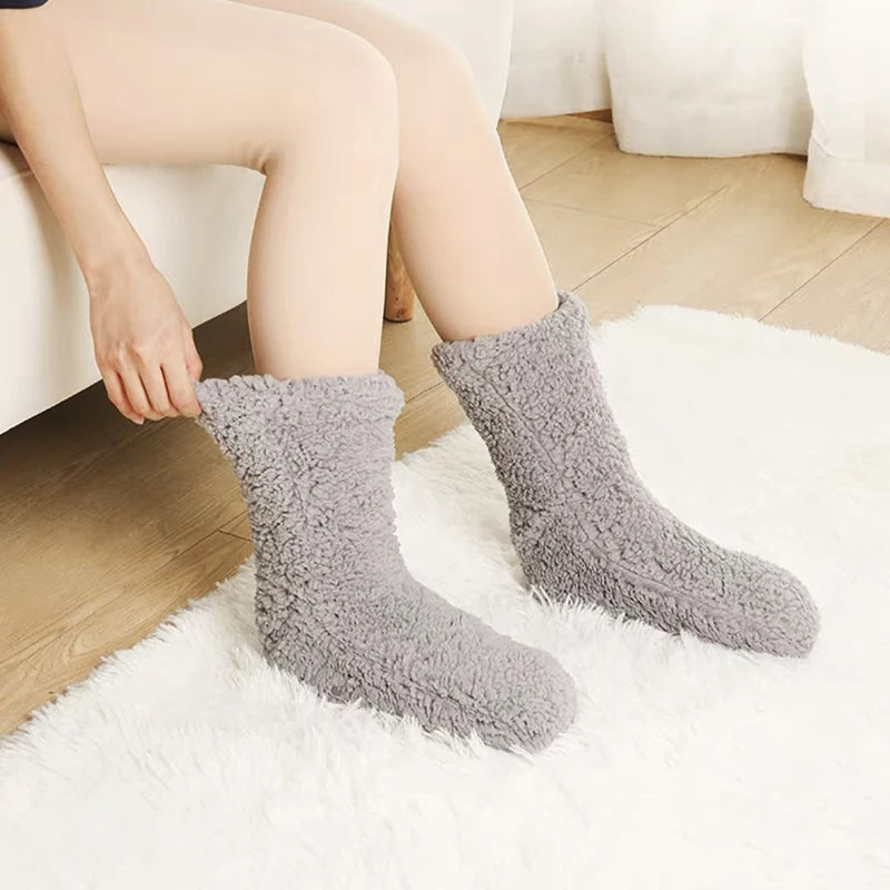 Comfortable cuddly socks