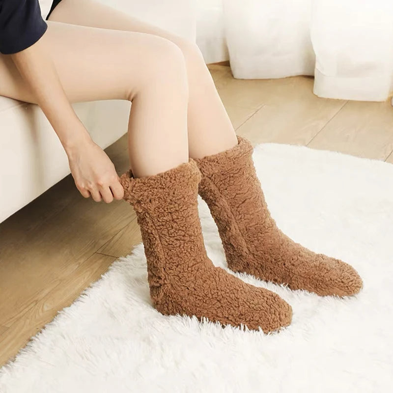 Comfortable cuddly socks