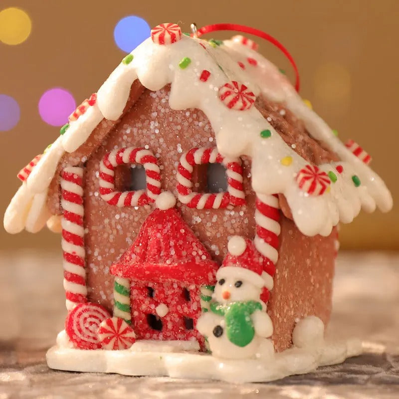 Charming gingerbread Christmas house