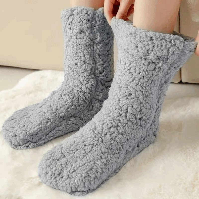 Comfortable cuddly socks