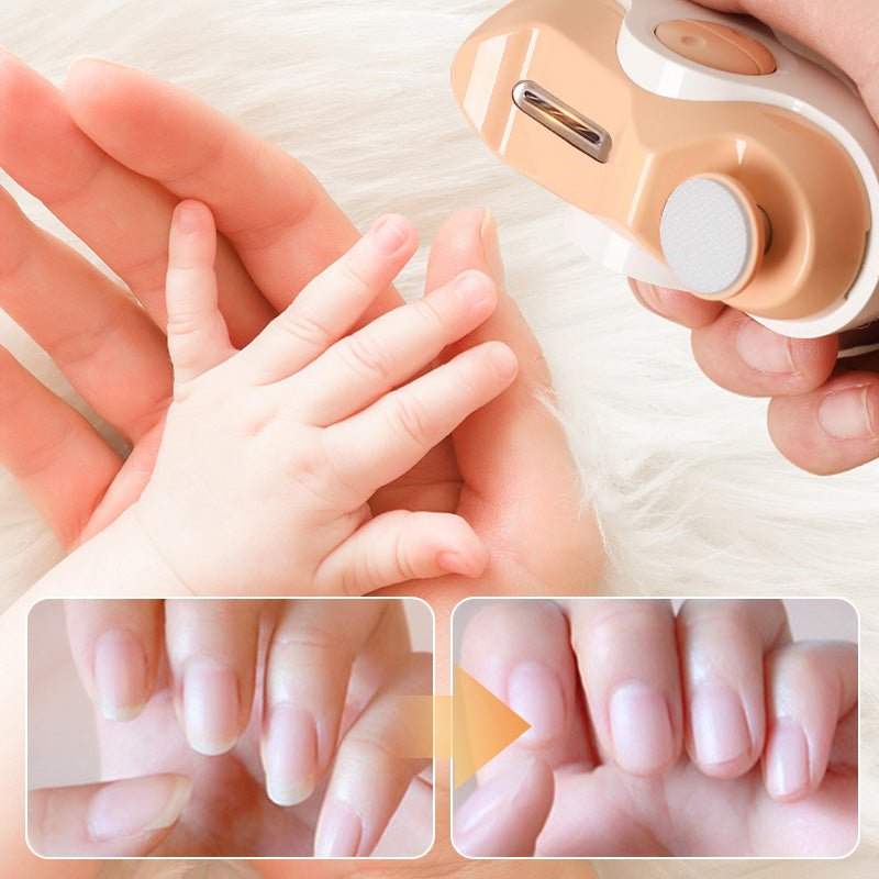QuickClipper | 2-in-1 Elektrische Polierautomatik Nagelknipser