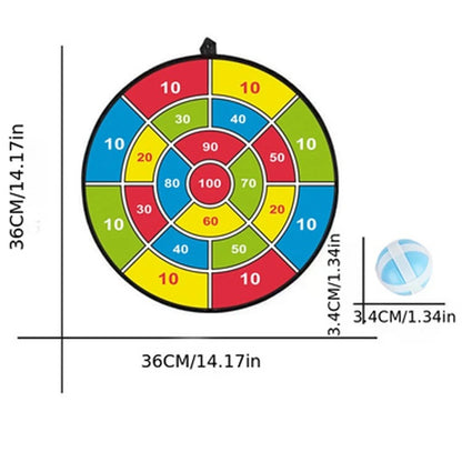 Magnetic dart board