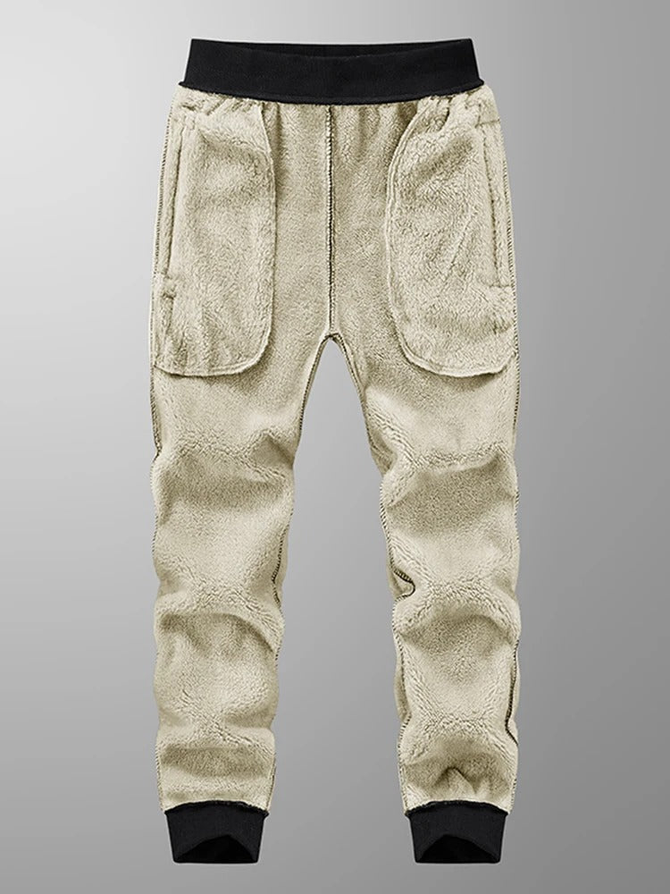 Feeded jogging pants