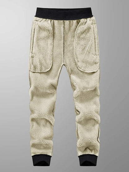 Feeded jogging pants