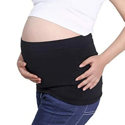 Elastic pregnancy belly band