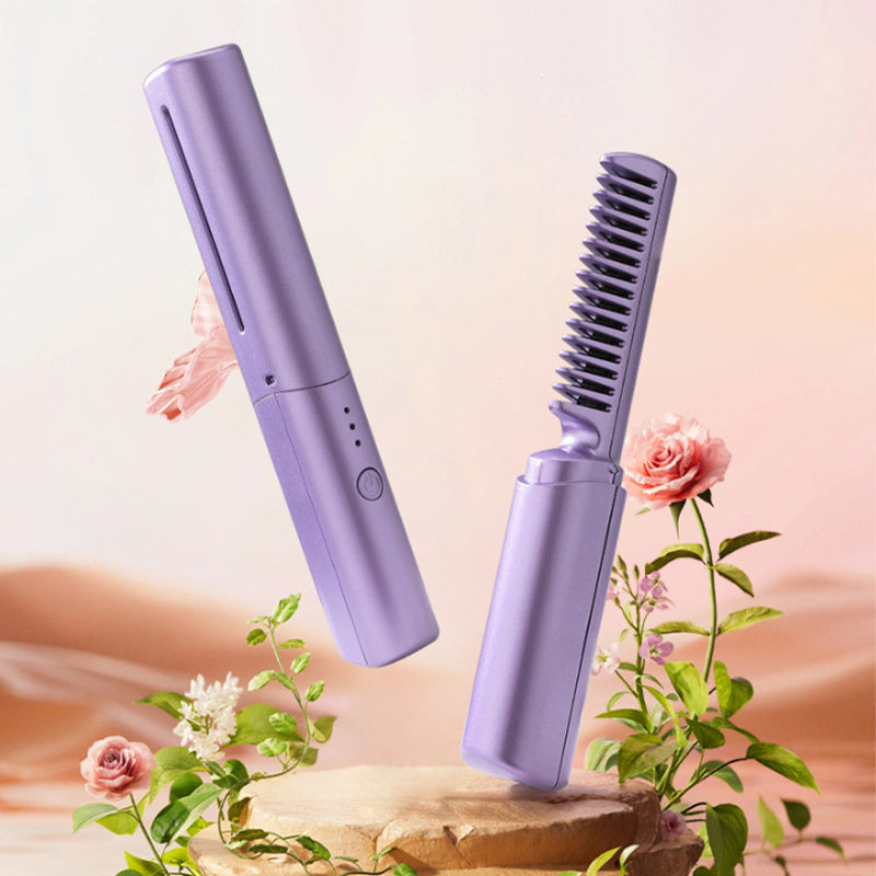 2-in-1 electrical hair styling comb