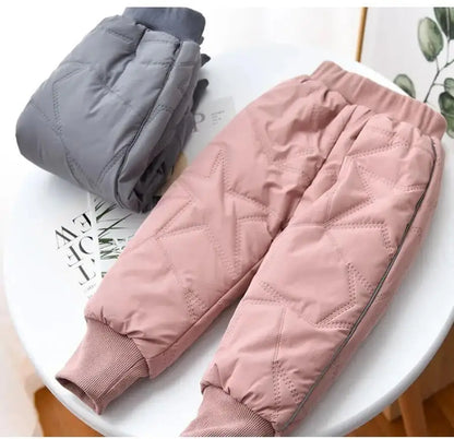 Feeded winter pants for children