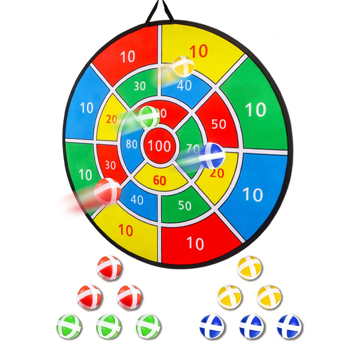Magnetic dart board
