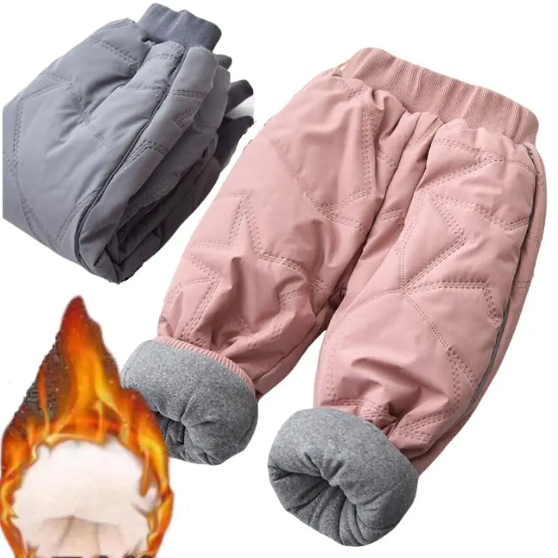 Feeded winter pants for children