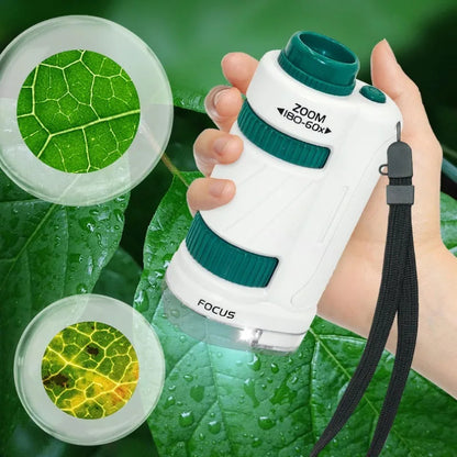 Hand microscope set for children