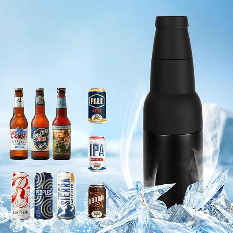 Beer bottles and doses with beer openers