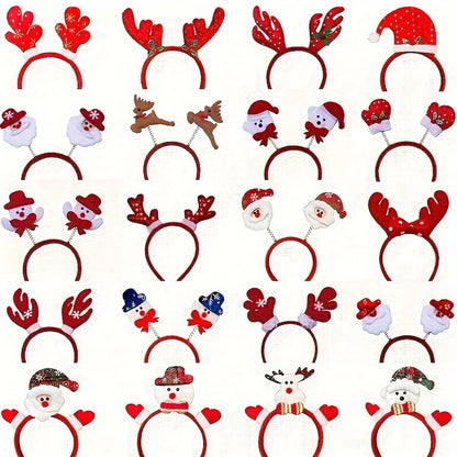 12 piece Christmas headbands
