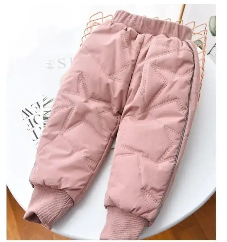 Feeded winter pants for children