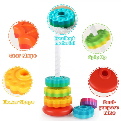 Spiral stacking toy
