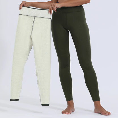 High-waist thick winter leggings