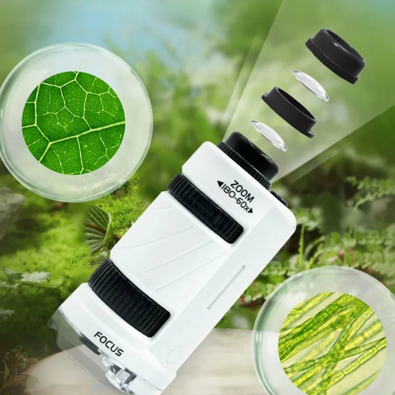 Hand microscope set for children