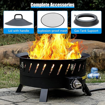 Lume Fire Glow – Tragbare Propangas-Feuerstelle
