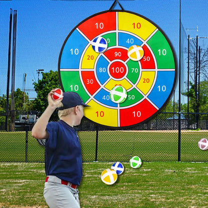Magnetic dart board