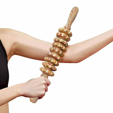 9 Rollers wood massager