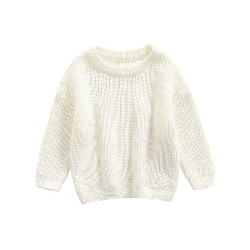 Loosely knitted children's sweater