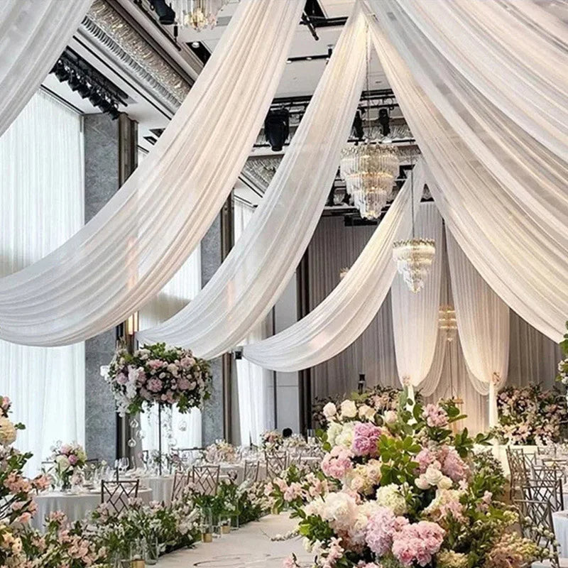 Wedding arch draping