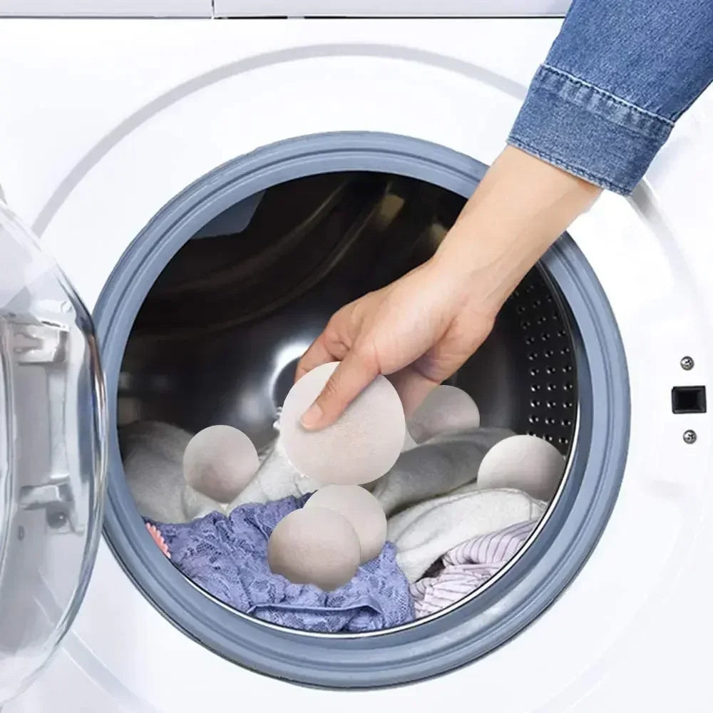 6 wool dryer balls