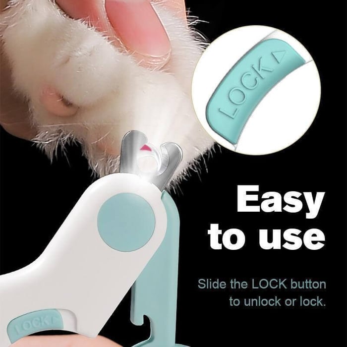LED nail clippers for pets