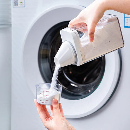Air density storage box for detergent powder