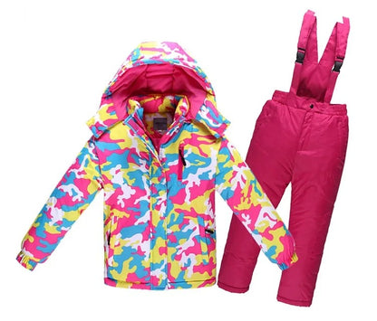 Children's windbreaker winter suit