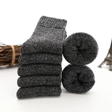5 pairs of thermosocks made of thick wool