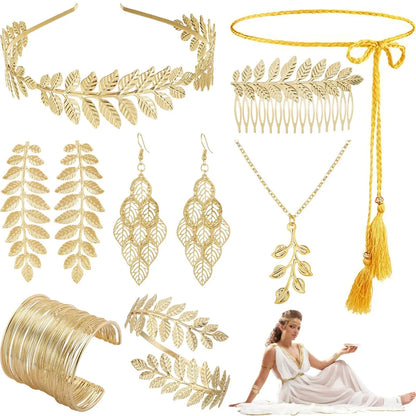 Greek goddess jewelry set