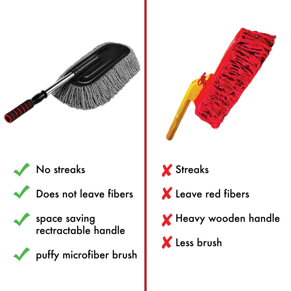 Dustwiz | Microfiber Auto Staubwedel (1 free car waste bin)
